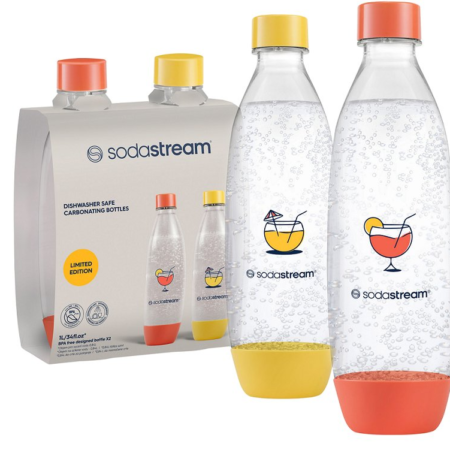 SODASTREAM 1LTR PET BOTTLES TWIN PACK COCKTAIL Ltd Edition