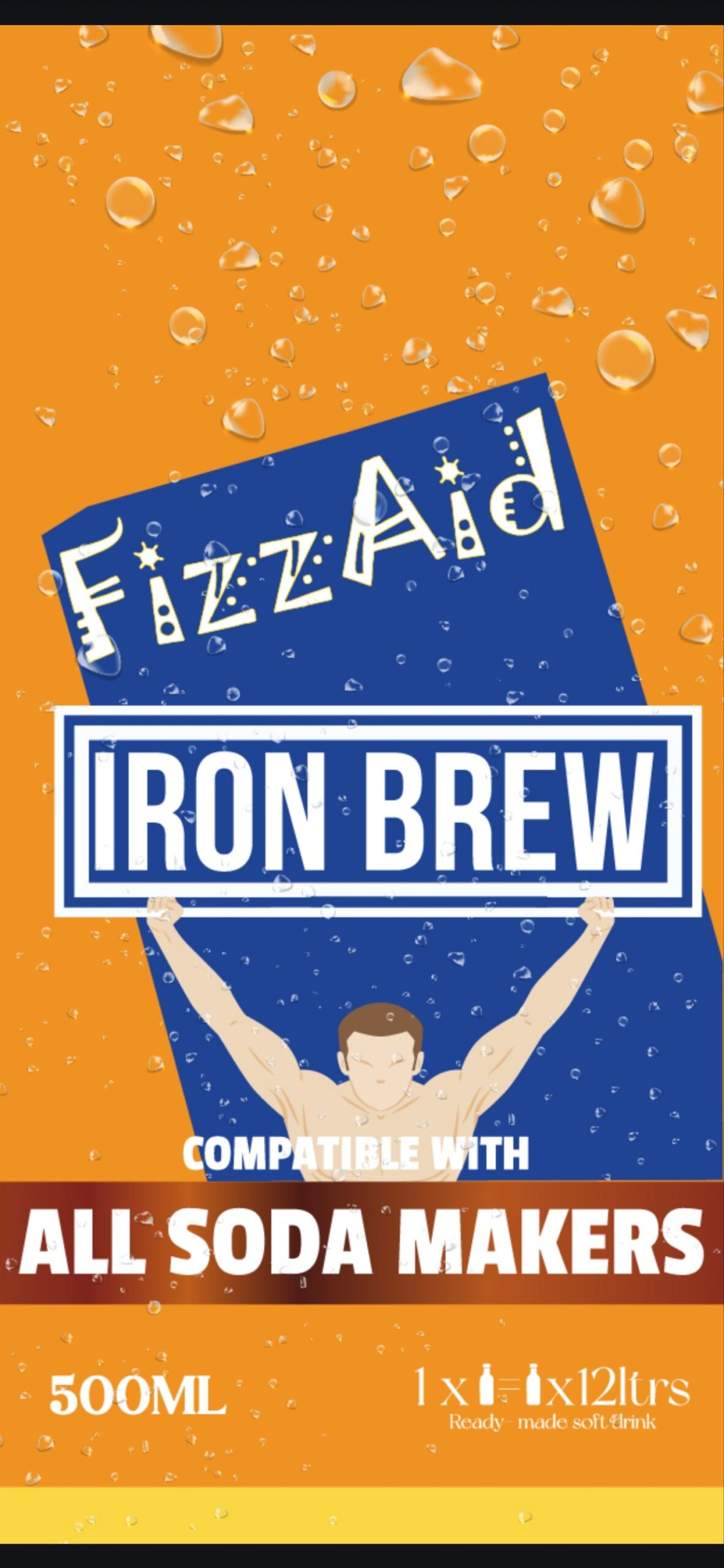FizzAid Iron Brew Zero 12ltrs