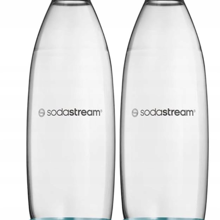SODASTREAM 1LTR PET BOTTLES TWIN PACK LIGHT BLUE