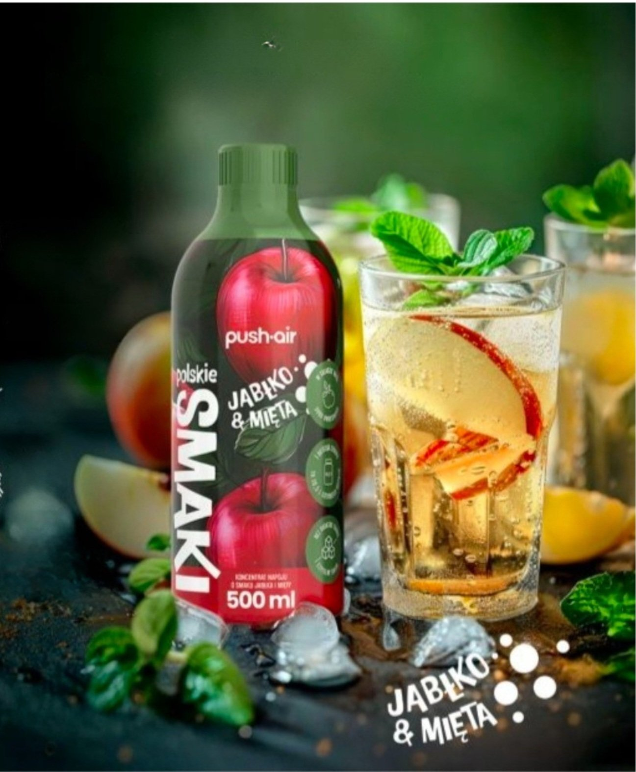 PushAir Apple & Mint Sugar Free (10ltrs)