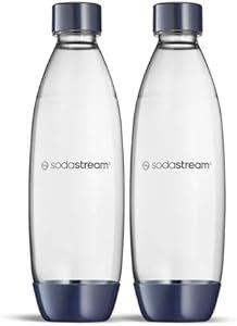 SODASTREAM 1LTR PET BOTTLES TWIN PACK DEEP BLUE